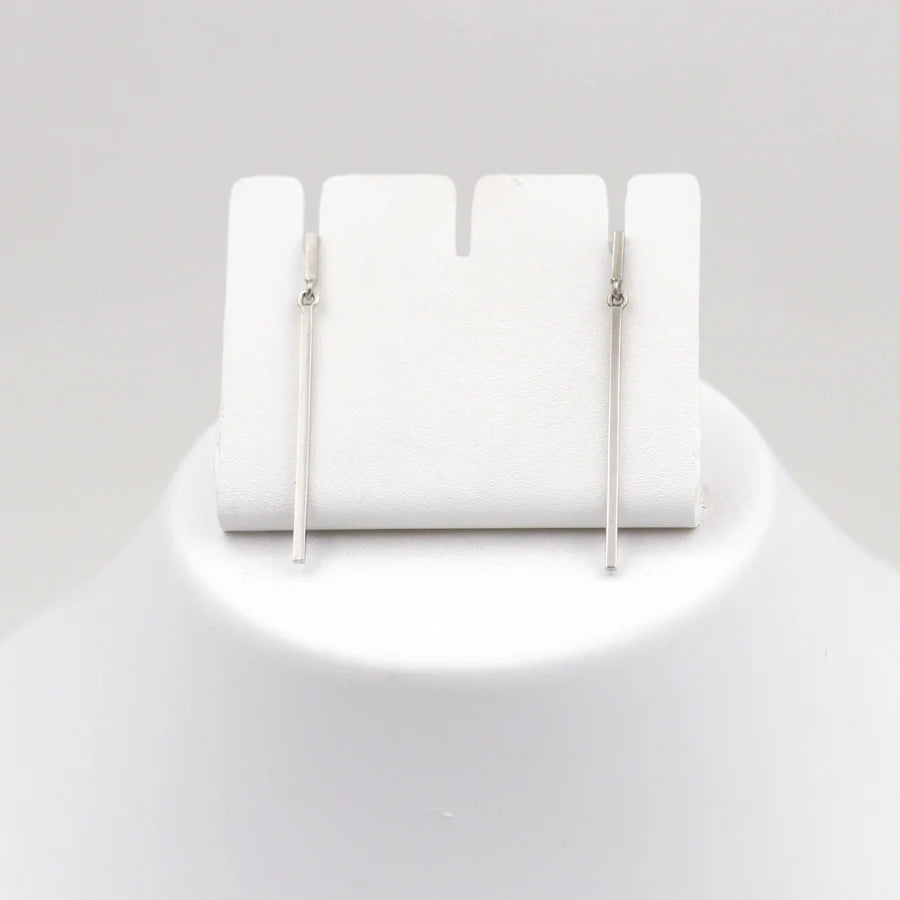 Buy Silver Elite Bar Earrings Online