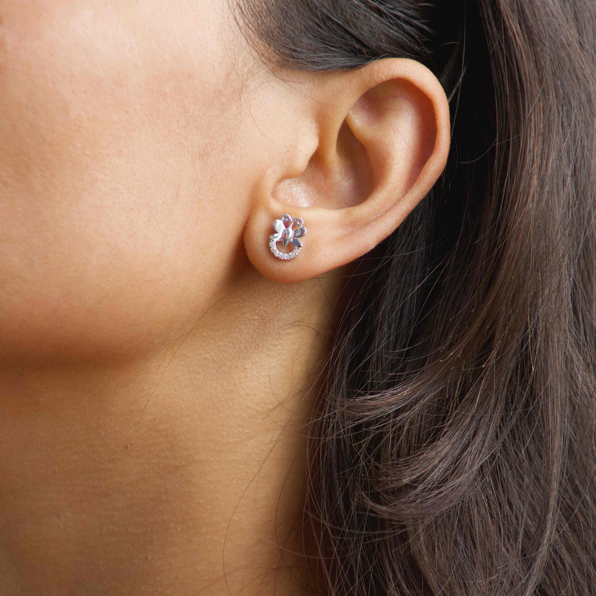 Silver Twinkling Wings Earrings