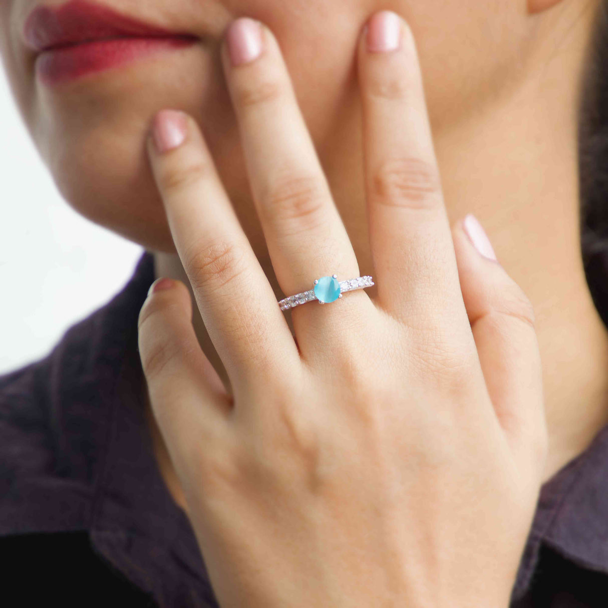 Ocean Radiance Silver Ring