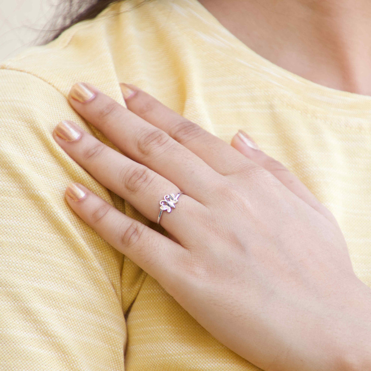 Silver Titli Elegance Ring