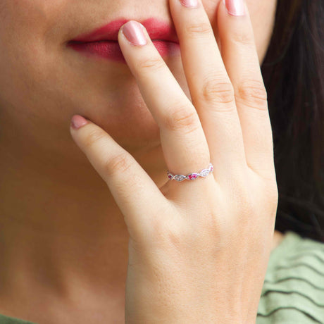 Silver Spiral Tide Ring