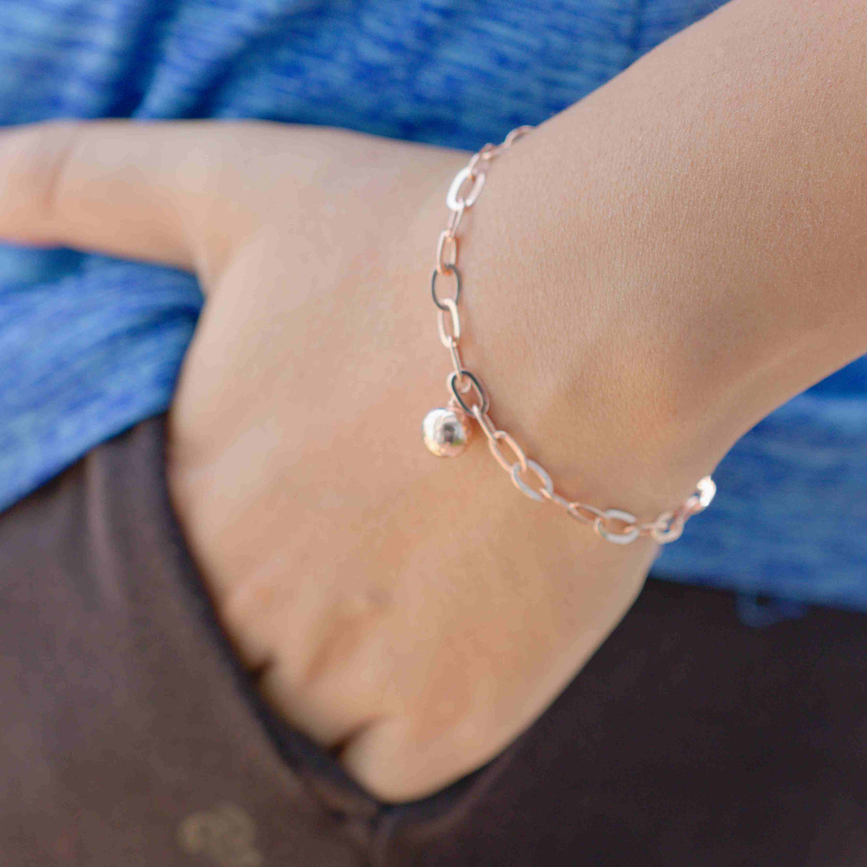 Glimmering Elegance Rose Gold Bracelet