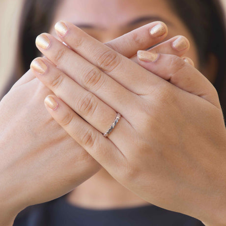 Silver Zigzag Splendor Ring