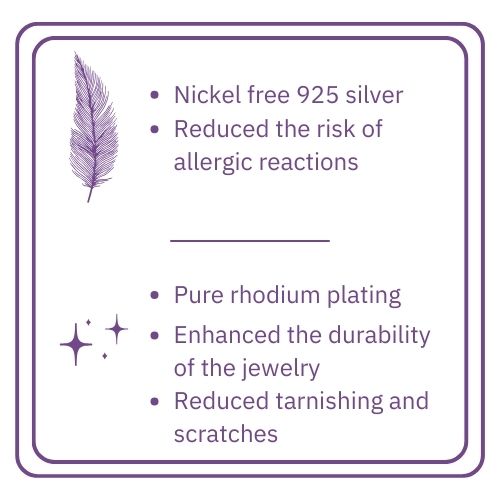 Silver Blue Bloom Interlock Ring