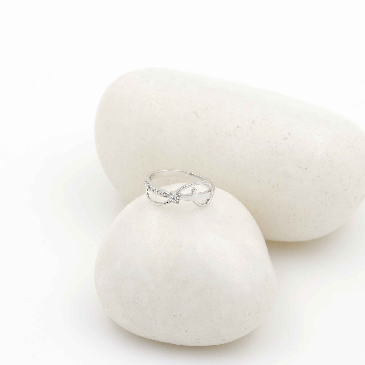 Silver Tail Twist Ring