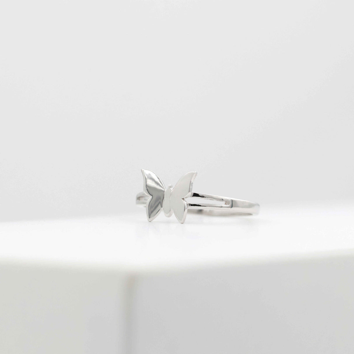 Fluttering Elegance Silver Ring