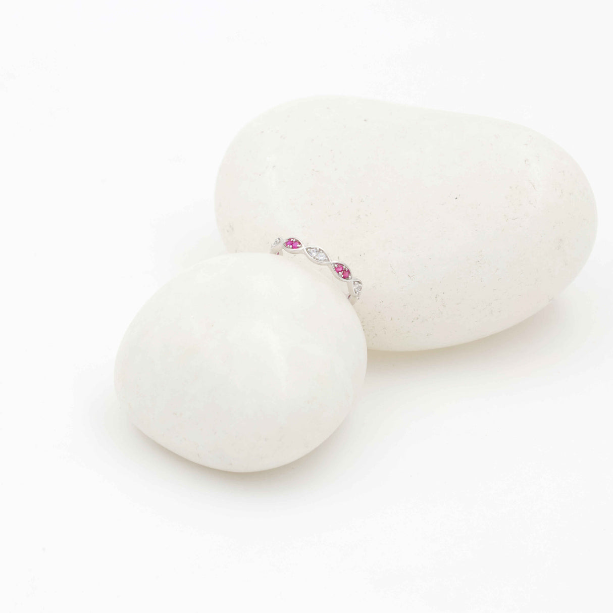 Silver Spiral Tide Ring