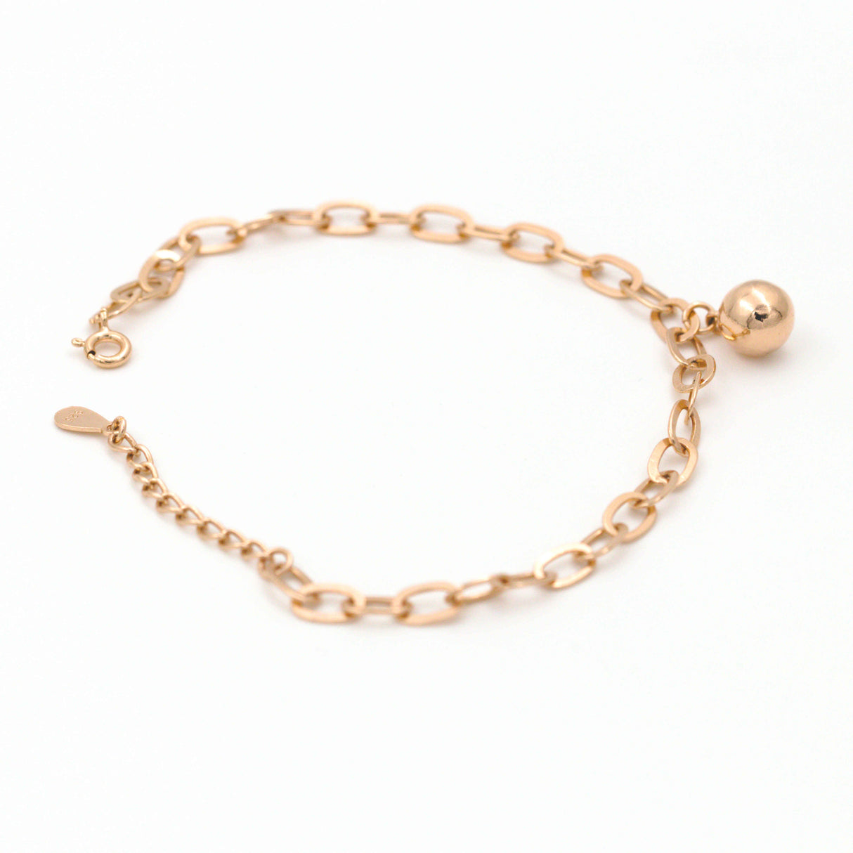 Glimmering Elegance Rose Gold Bracelet