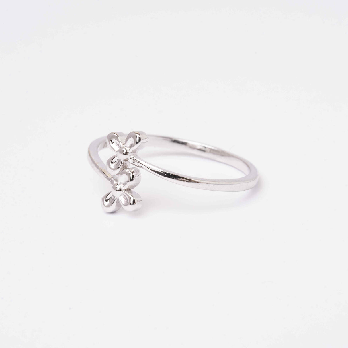 Twin Blossom Sadaphuli Adjustable Ring