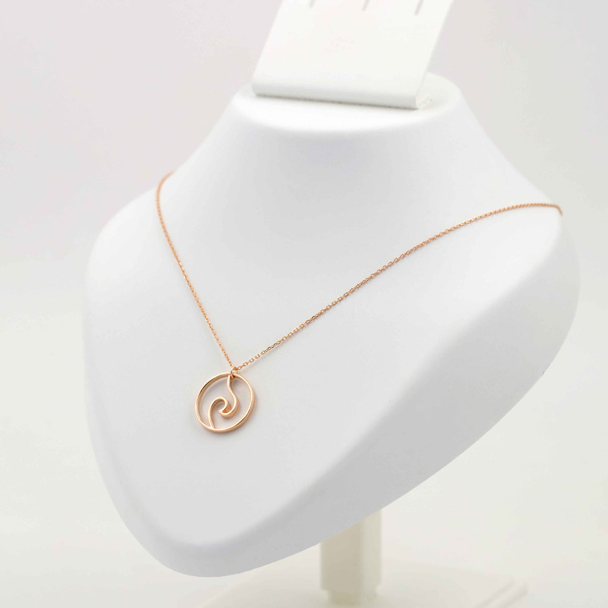Waves of Unity Rose Gold Pendant