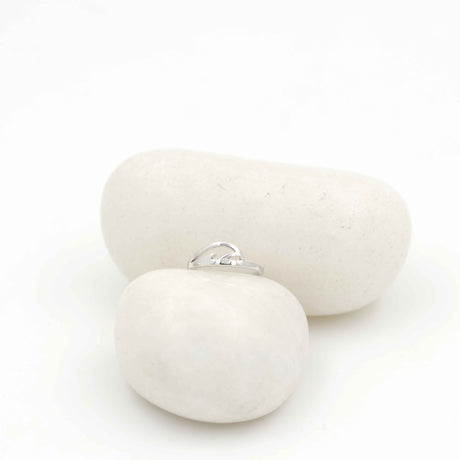 Silver Wave Crest Ring