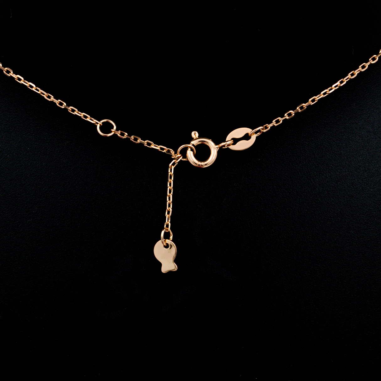 Dazzling Heartfelt Rose Gold Pendant