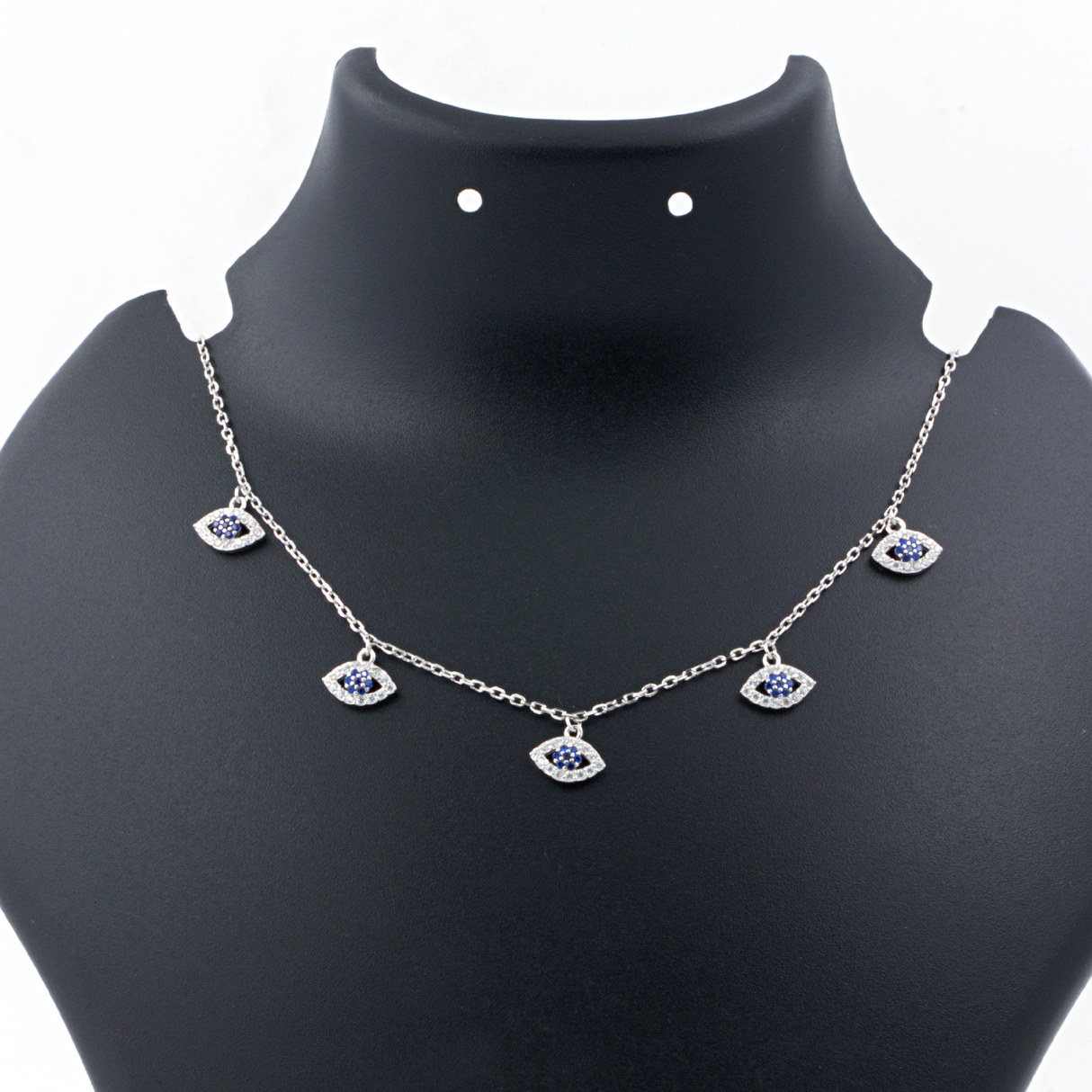 Evil Eye Silver Necklace