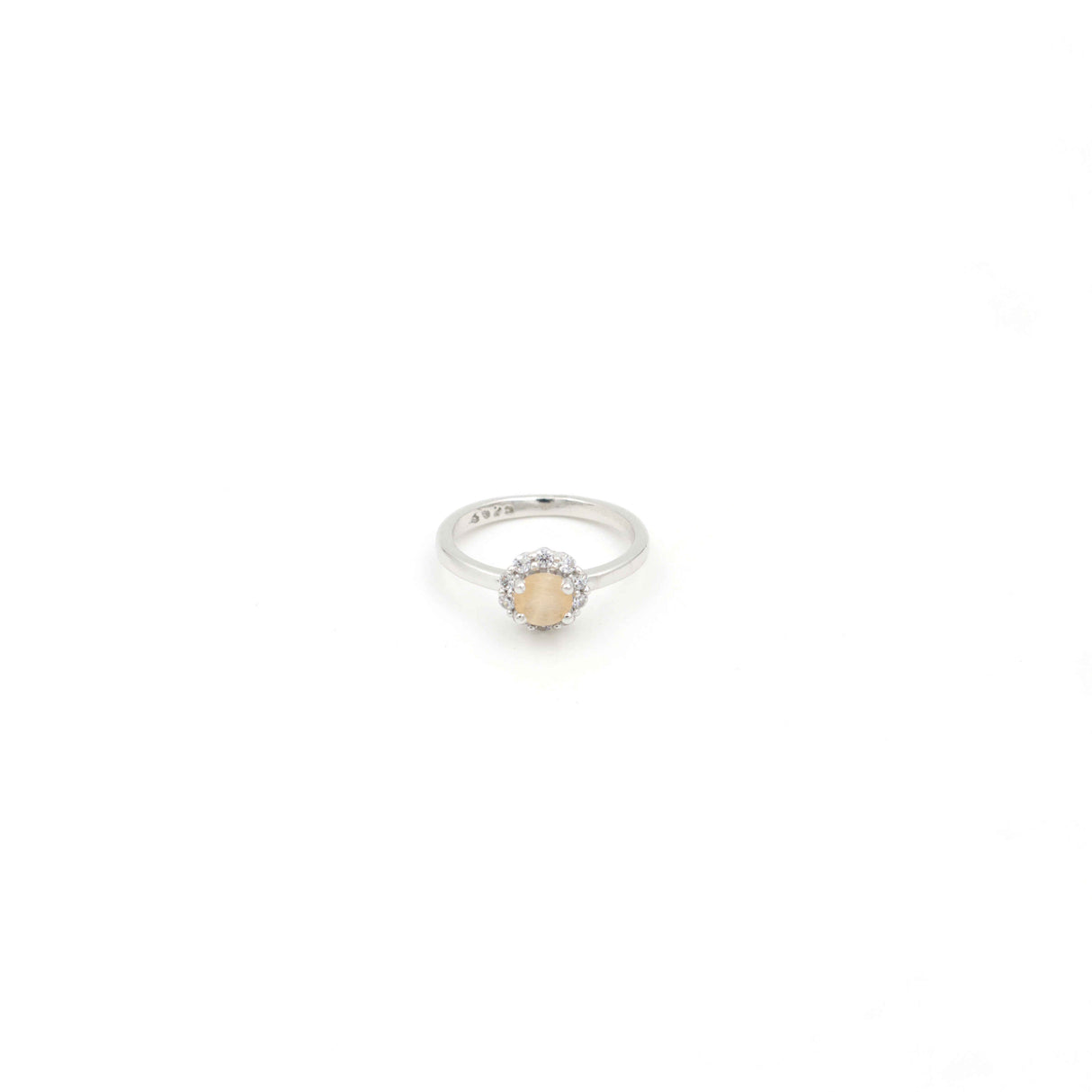 Celestial Teardrop Moonstone Ring