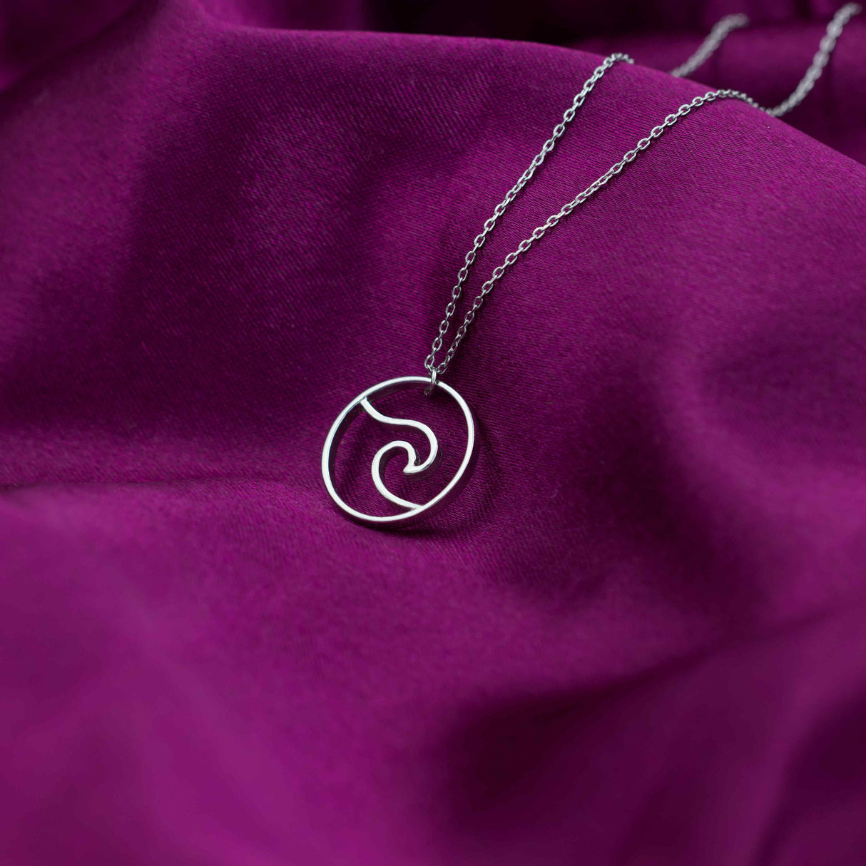 Waves of Unity Silver Pendant