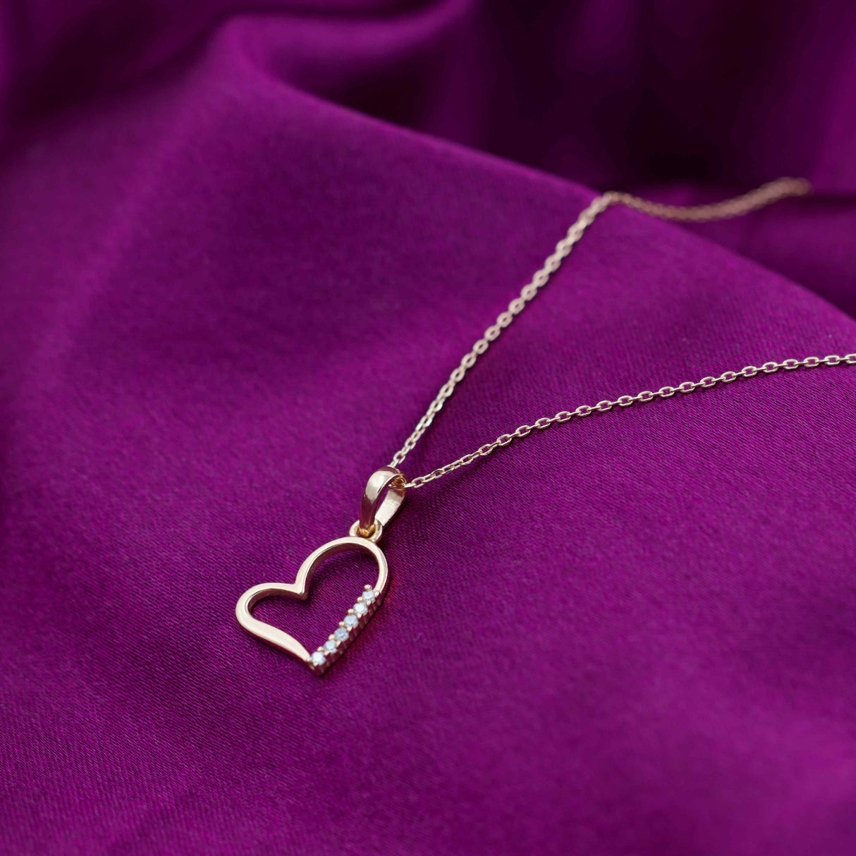 Love's Glow Rose Gold Pendant