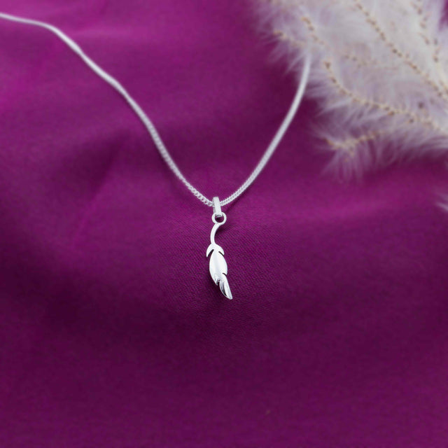 Buy German Silver Leaf Pendant Online