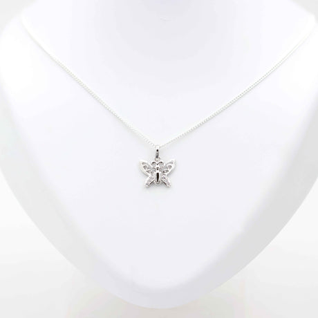 Premium Silver Butterfly Pendant