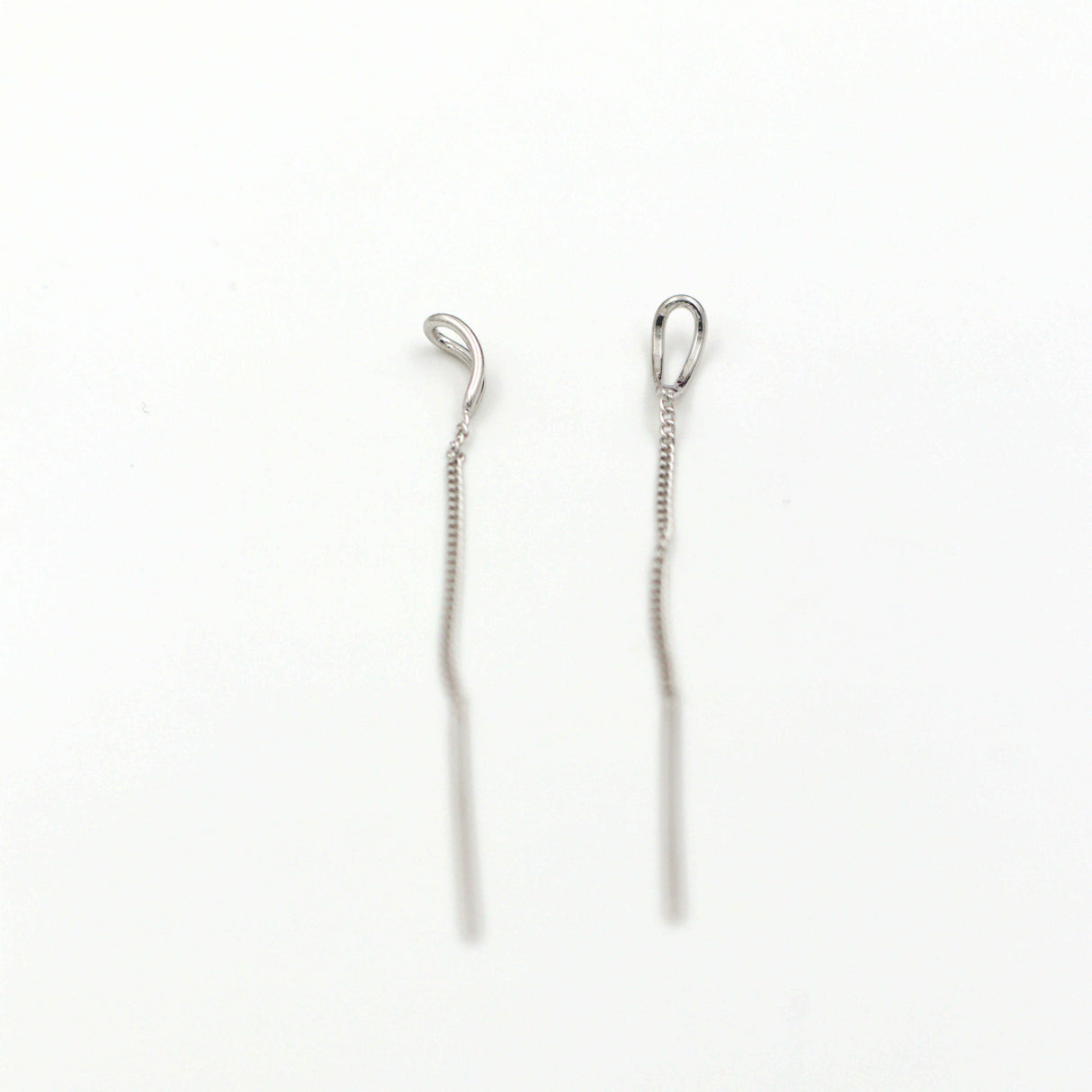 Pure Silver Drop Earrings for Girls