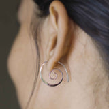 Spiral Shaped Earrings for Girls