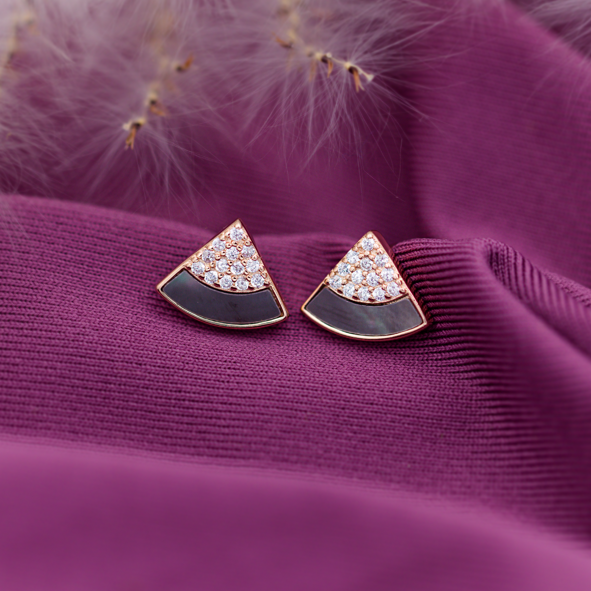 Triangular Shaped Earrings