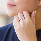 Silver Cozy Hug Ring