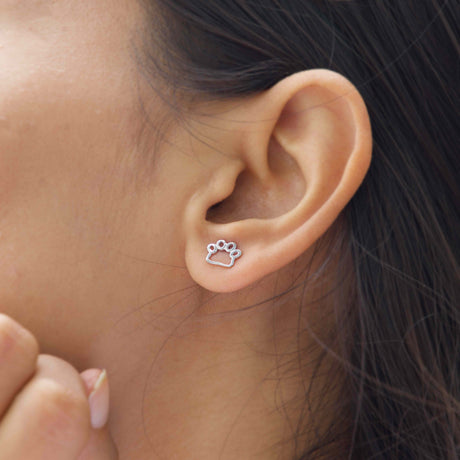 Paw Print Elegance Earrings