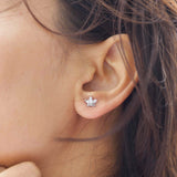 Silver Jasmine Blossom Studs