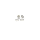 Eternal Halo Pave Earrings