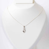 Silver 925 Leaf Glimmer Pendant