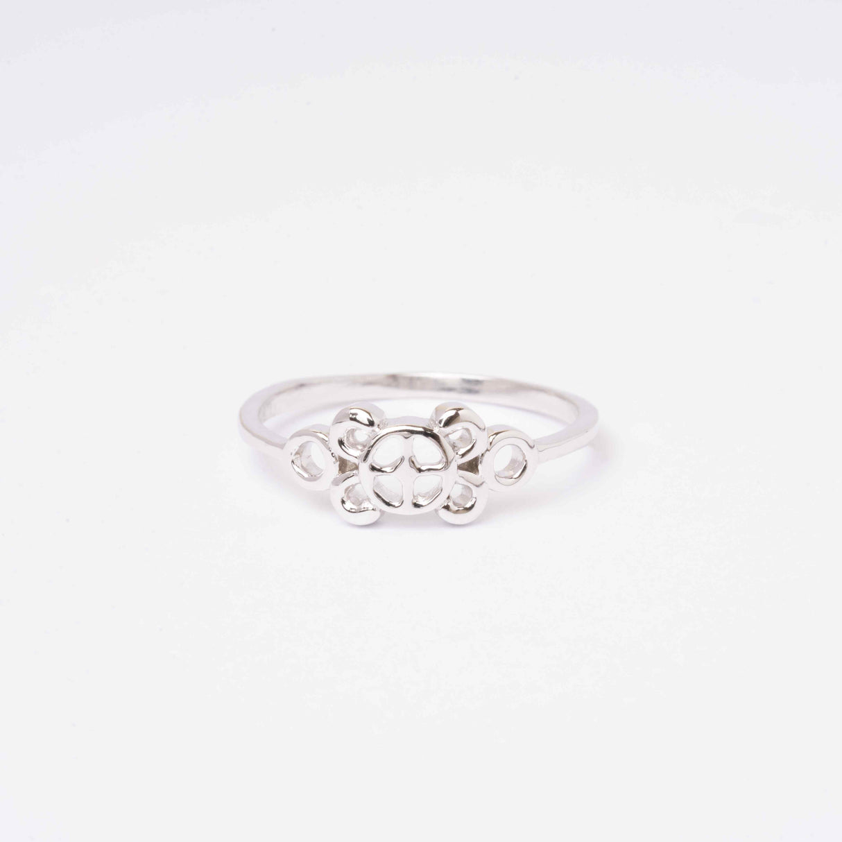 Silver Turtle Zenith Ring