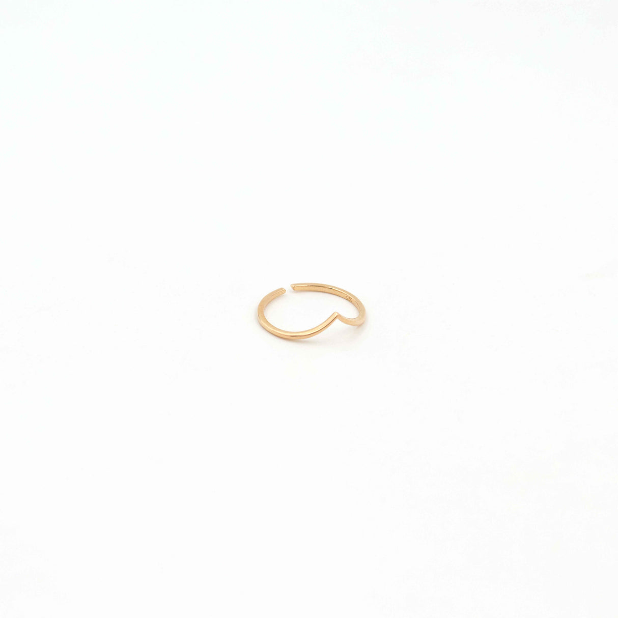 Rose Gold Vertex Glow Ring Band