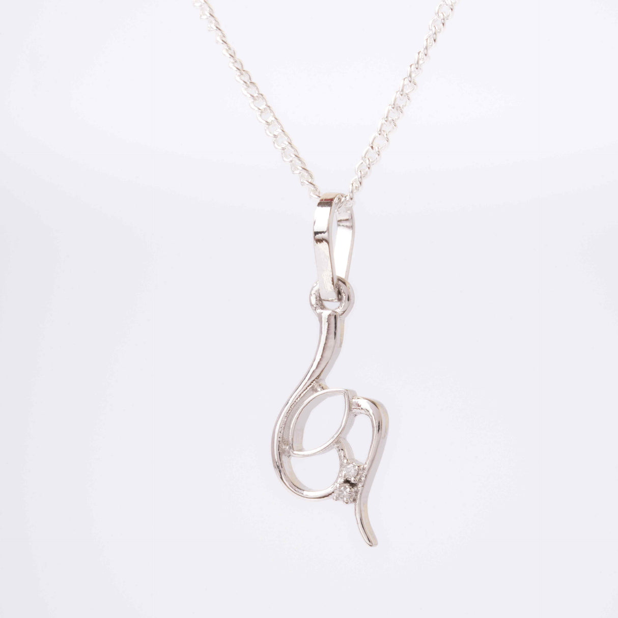 Silver Twisted Elegance Pendant