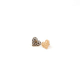 Love's Web Rose Gold Earrings