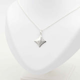 Silver High Flyer Kite Pendant With Chain