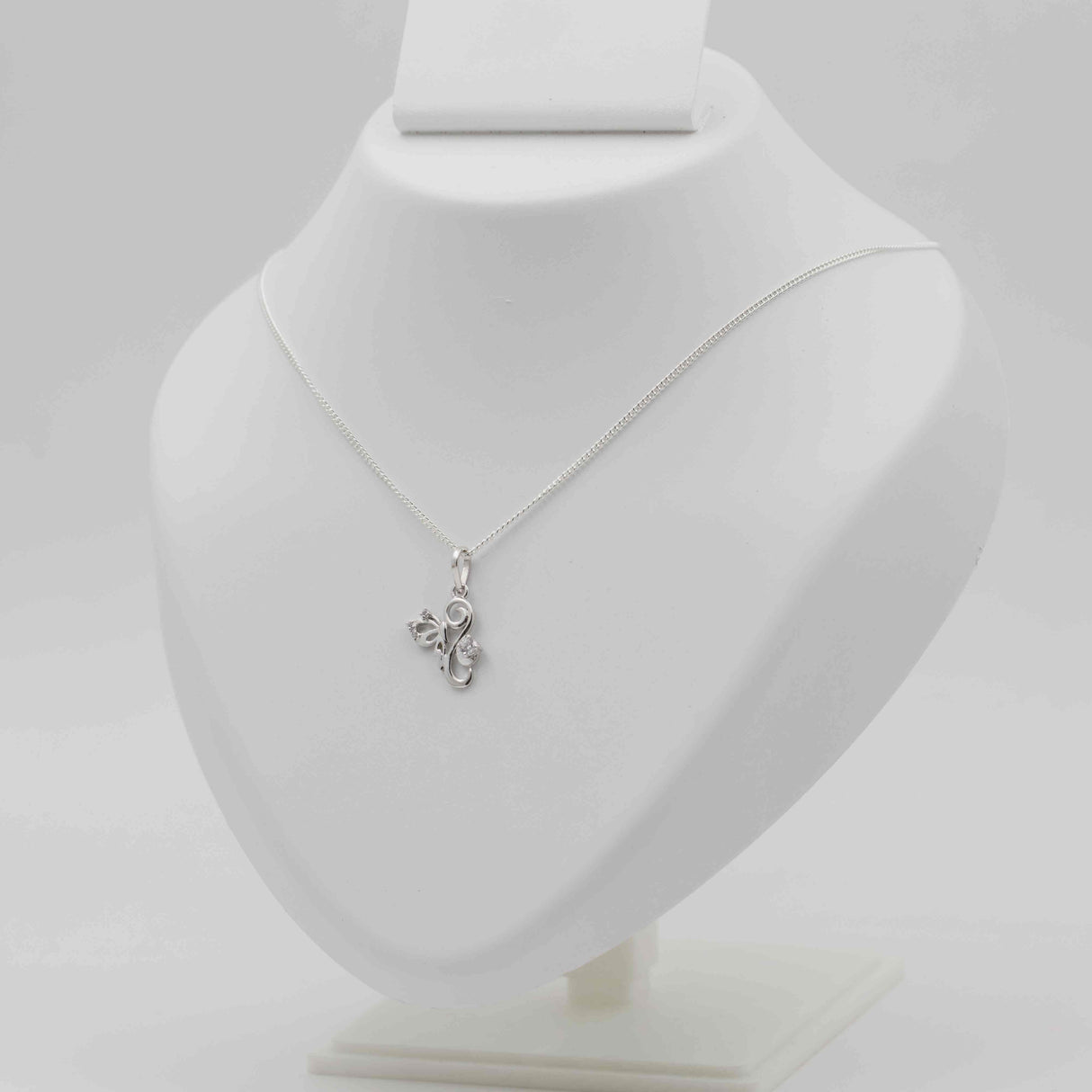 Silver Butterfly Bliss Pendant