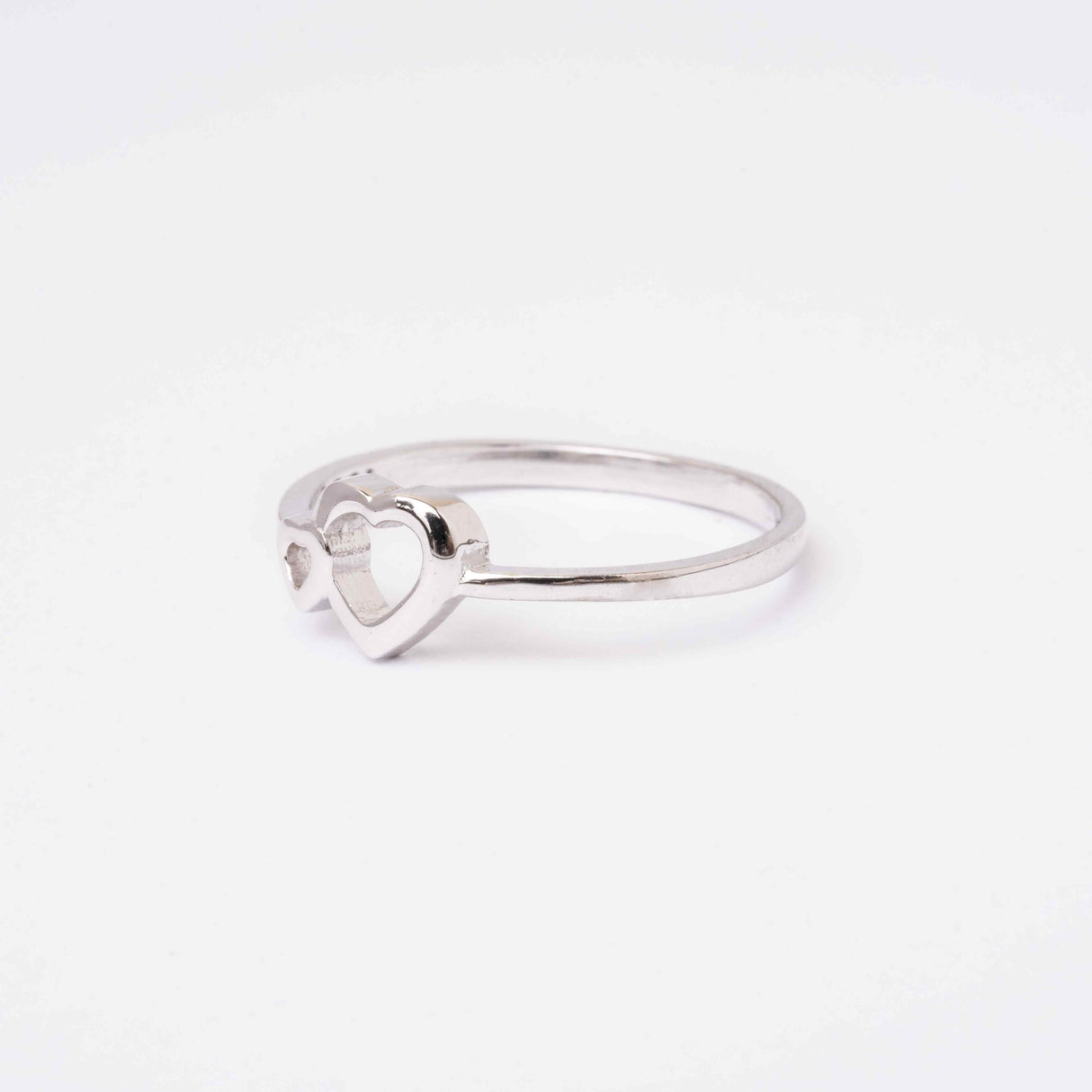 Together Forever Love Silver Ring
