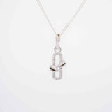 Silver 925 Leaf Glimmer Pendant