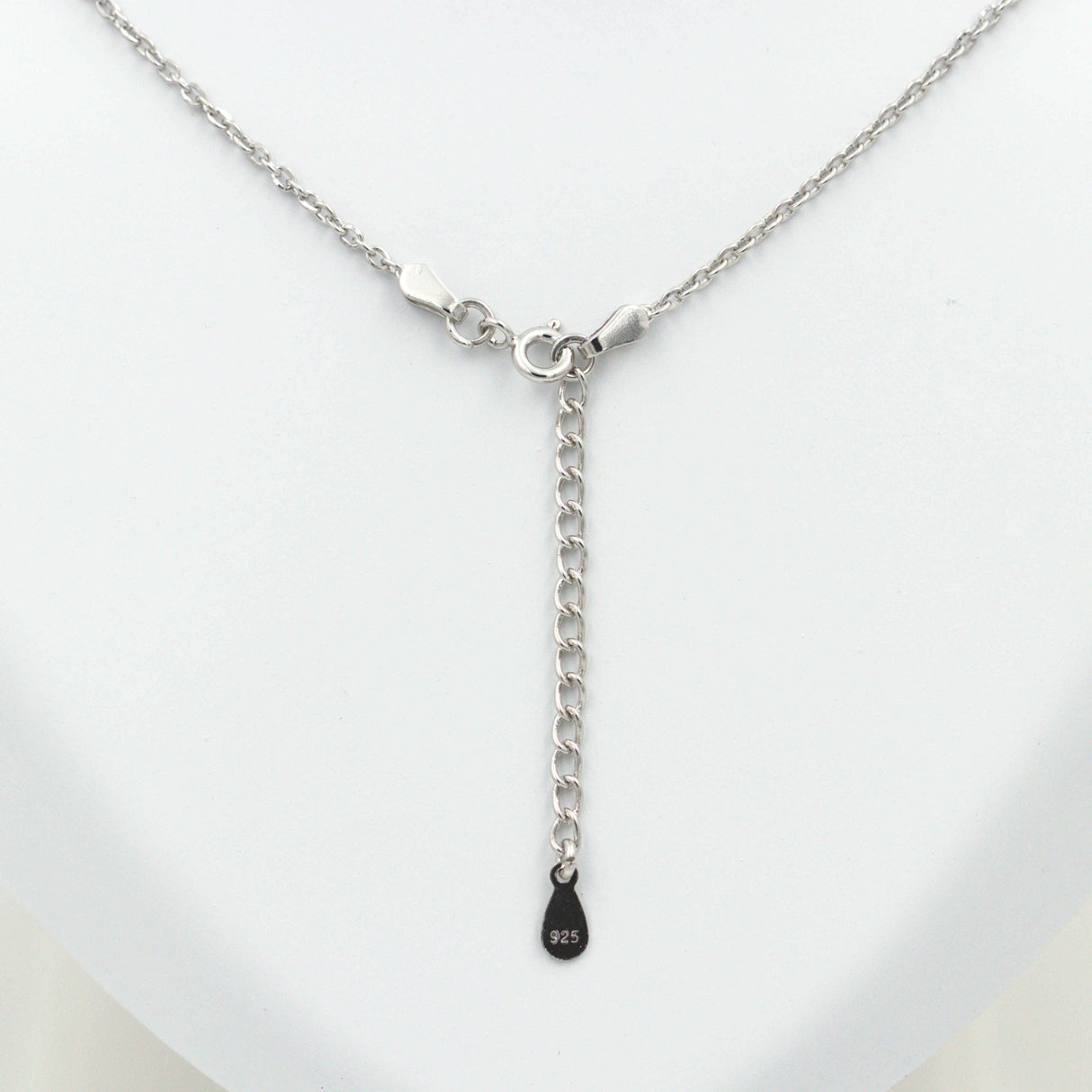 Silver Stick Pendant with Link Chain