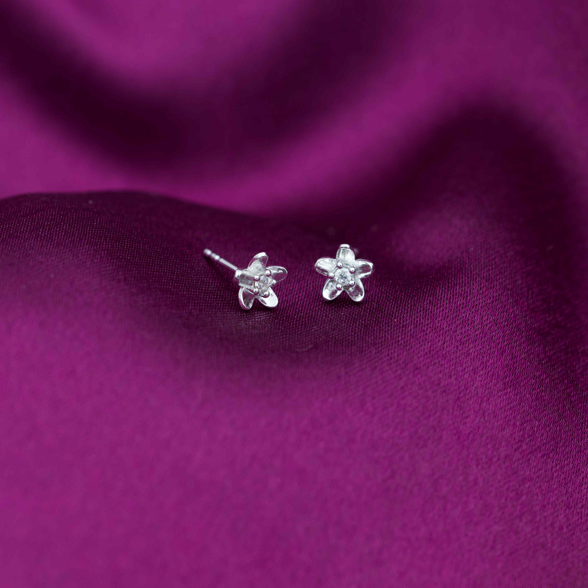 Jasmine Blossom Stud Earrings