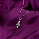 Silver Infinity Path Pendant